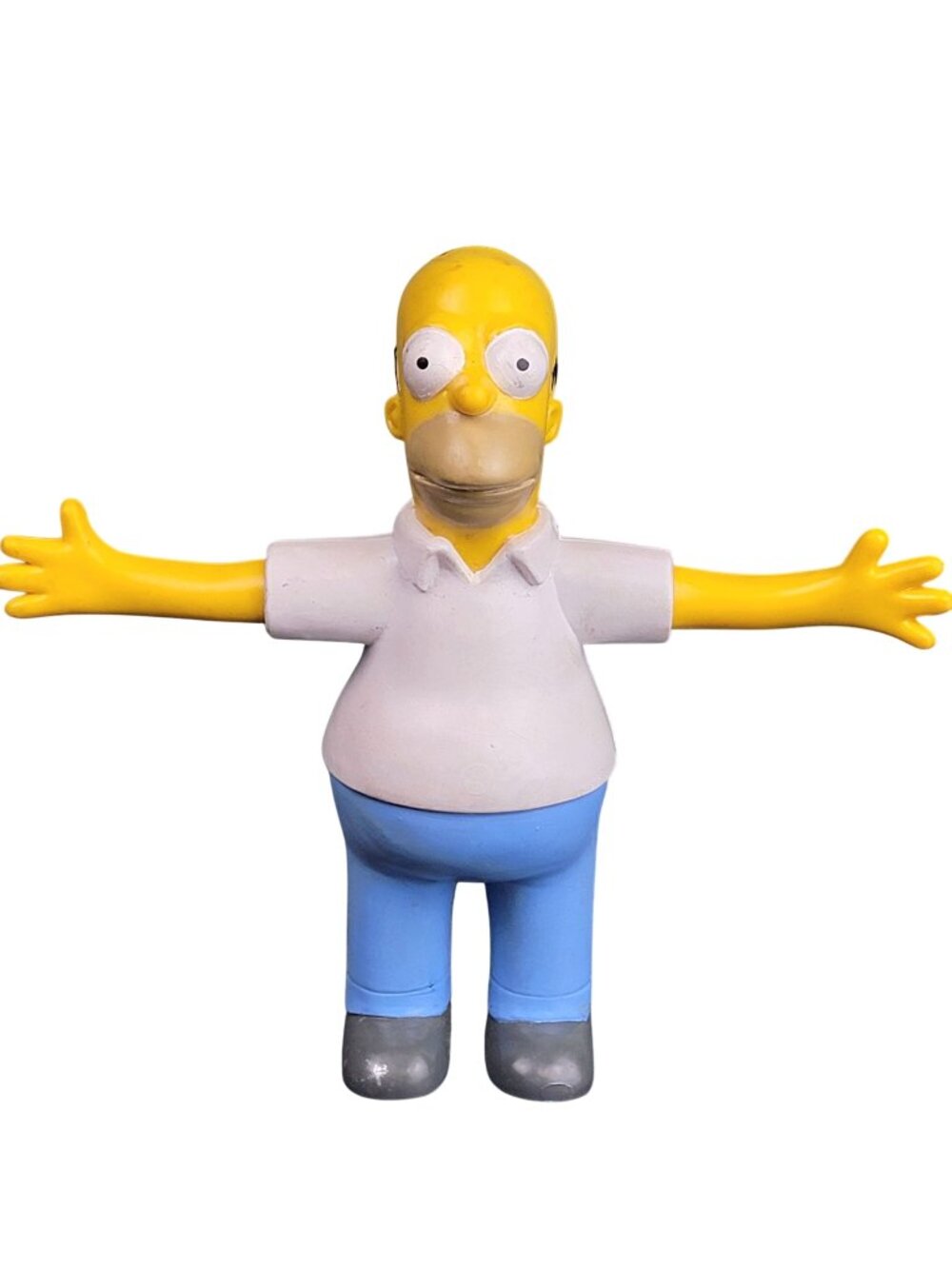 Homer Simpson Vintage 1990 Bendable Figure Toy 90s Cartoon TV Show Play Simpsons